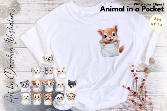 Animal Kingdom Pocket | Peeking Animals: A Designer's Whimsical Asset