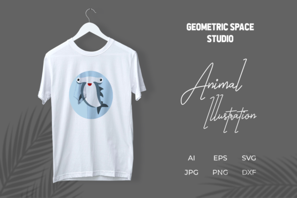 Animal Shark Illustration Character: A Bold Creative Asset