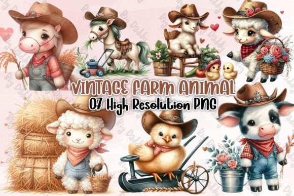 Charm Your Audience: A Guide to Vintage Farm Animal Clipart