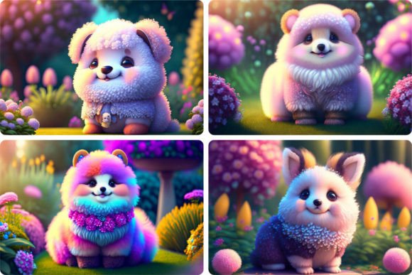 Charming Fluff: Mastering Cute Animal Illustration Designs