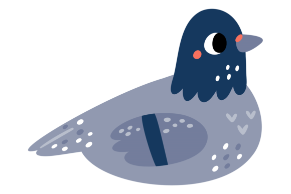 Cute Dove Character: The Lovely Bird in Your Design Toolkit