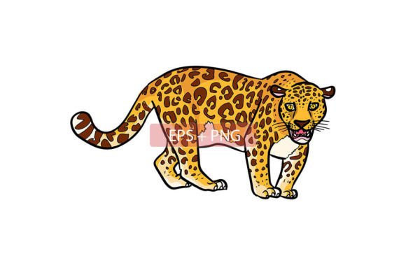 Jaguar Mammals Animal Illustration: A Design Asset with Wild Appeal
