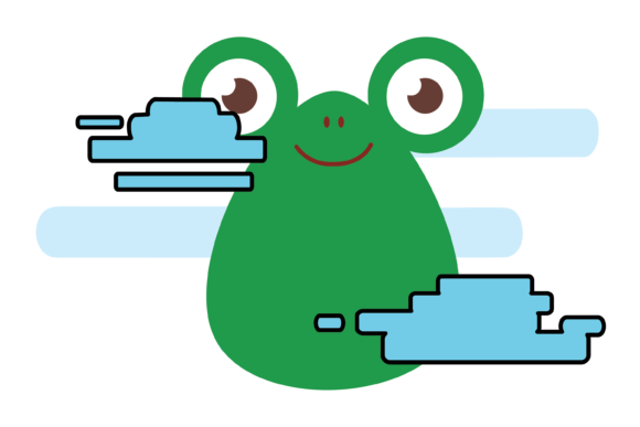 The Whimsical Charm of Easter Animal Frog Character