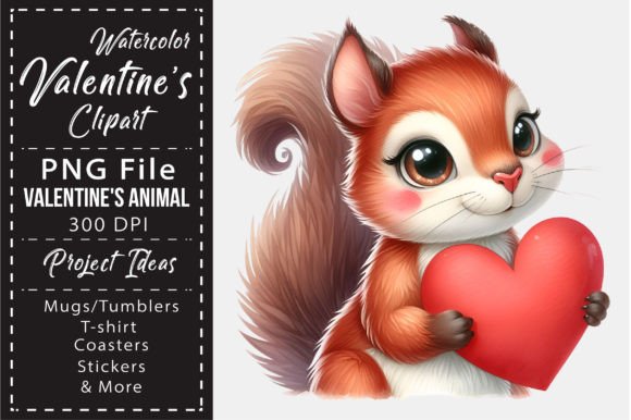 Watercolor Valentine Animal Clipart PNG: Creative Uses