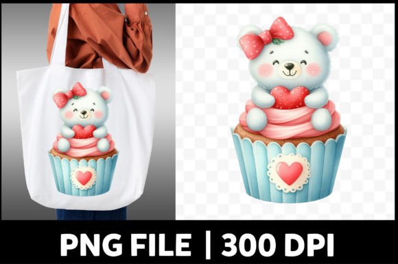 Whimsical Charm: Designing with Valentine Animal Cupcakes