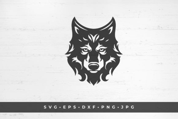 Wolf Power Wild Canine Animal Muzzle: A Bold Design Asset